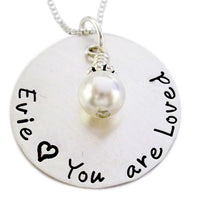 Load image into Gallery viewer, Personalized You are Loved Necklace