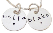 Load image into Gallery viewer, Personalized Name with Dot Necklace
