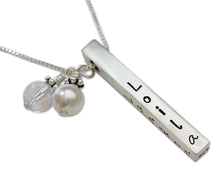 Load image into Gallery viewer, Personalized Keepsake Bar Necklace