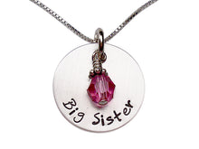 Load image into Gallery viewer, Personalized Big or Little Sister Necklace