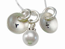 Load image into Gallery viewer, Personalized Domed Initial Necklace