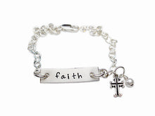 Load image into Gallery viewer, Personalized Faith Charm Bracelet