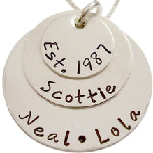 Load image into Gallery viewer, My Loves Stacked Personalized Necklace