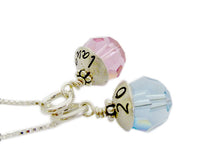 Load image into Gallery viewer, Double Birthstone Ball Necklace