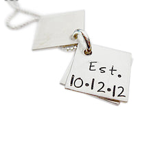 Load image into Gallery viewer, Personalized Sterling Silver Book of Love Necklace
