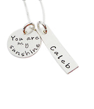 Load image into Gallery viewer, Personalized You are my Sunshine Necklace
