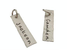 Load image into Gallery viewer, Personalized Hand Stamped Name Charm