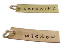 Load image into Gallery viewer, Personalized Hand Stamped Name Charm