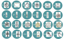 Load image into Gallery viewer, Add on a charm to your Personalized Birth Details Necklace