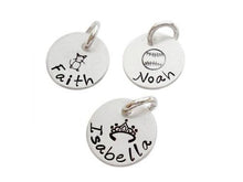 Load image into Gallery viewer, Hand Stamped Baptism Necklace