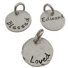 Load image into Gallery viewer, Personalized Hand Stamped Name Charm