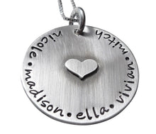 Load image into Gallery viewer, Hand Stamped Always in my Heart Necklace
