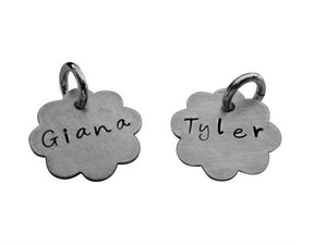 Personalized Hand Stamped Name Charm