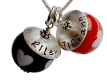 Load image into Gallery viewer, Hand Stamped Heart Necklace