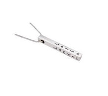 Load image into Gallery viewer, Personalized Sterling Silver Bar Necklace