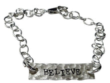 Load image into Gallery viewer, Hammered Believe Bracelet