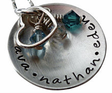 Load image into Gallery viewer, Personalized Cup of Love Necklace with Birthstones