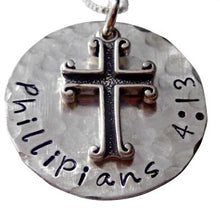 Load image into Gallery viewer, Personalized Hammered Scripture Verse