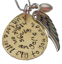 Load image into Gallery viewer, Personalized My Love Will Fly Necklace