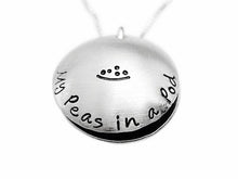 Load image into Gallery viewer, Personalized Peas in a Pod Locket Necklace