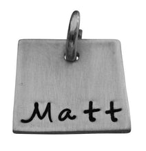 Load image into Gallery viewer, Personalized Hand Stamped Name Charm