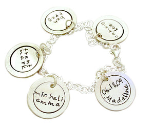 Personalized Name Charm Bracelet