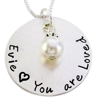 Personalized You are Loved Necklace