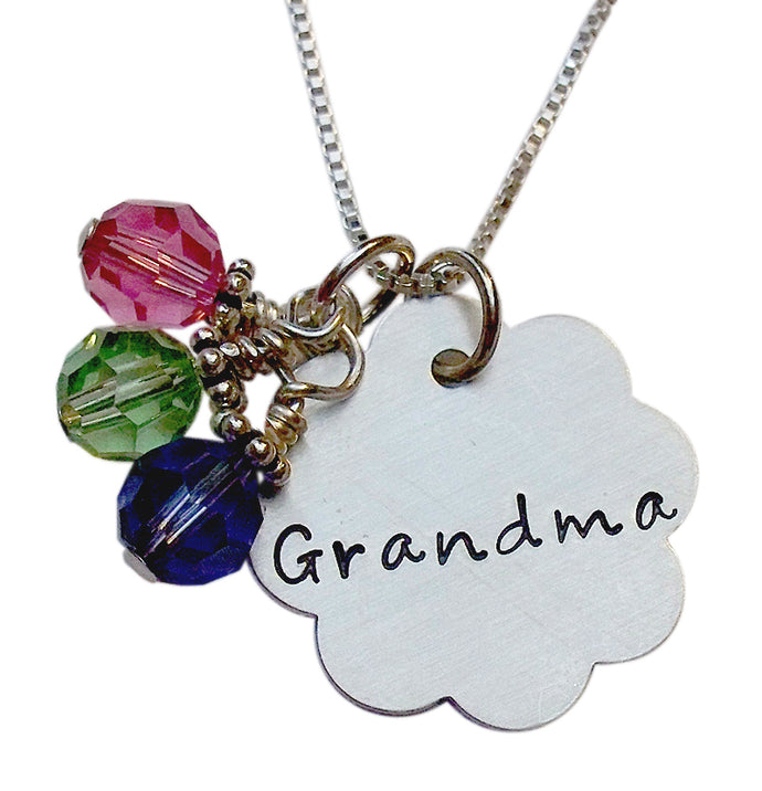 Personalized Flower Necklace