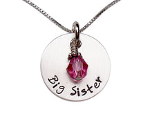 Load image into Gallery viewer, Personalized Big or Little Sister Necklace
