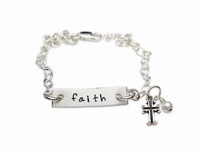 Load image into Gallery viewer, Personalized Faith Charm Bracelet
