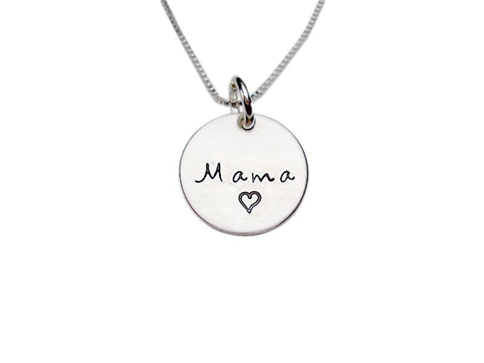 Stamped Mama Necklace