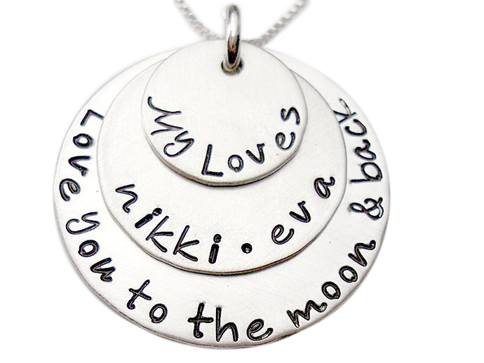 My Loves Stacked Personalized Necklace