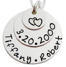 Load image into Gallery viewer, Personalized Stacked Family Necklace
