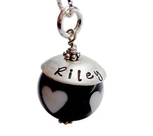 Load image into Gallery viewer, Personalized Hand Stamped Heart Necklace
