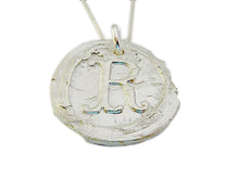 Load image into Gallery viewer, Personalized Fine Silver Initial Necklace
