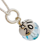 Load image into Gallery viewer, Hand Stamped Wedding Bouquet Pearl Charm

