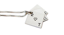 Load image into Gallery viewer, Personalized Sterling Silver Book of Love Necklace
