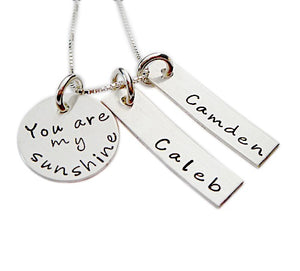 Personalized You are my Sunshine Necklace