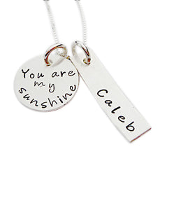 Personalized You are my Sunshine Necklace