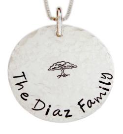 Personalized Family Tree Necklace