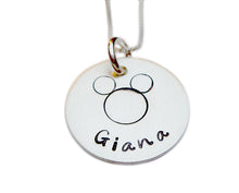 Load image into Gallery viewer, Stamped and Personalized Mouse Necklace

