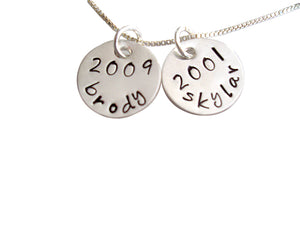 Personalized Family Details Necklace