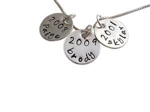 Personalized Family Details Necklace