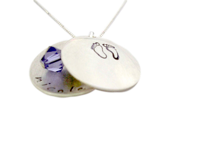 Personalized Hand Stamped Design Locket