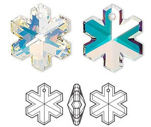 Swarovski Crystal Snowflake Necklace