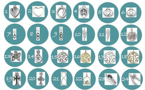 Personalized Washer with Heart Charm