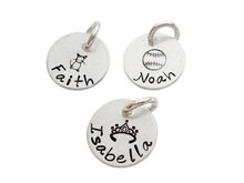 Load image into Gallery viewer, Hand Stamped Baptism Necklace
