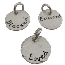 Load image into Gallery viewer, Personalized Hand Stamped Name Charm
