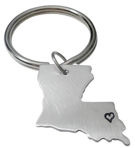 I Heart Nola Keychain