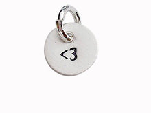 Load image into Gallery viewer, Personalized Hand Stamped Initial Charm
